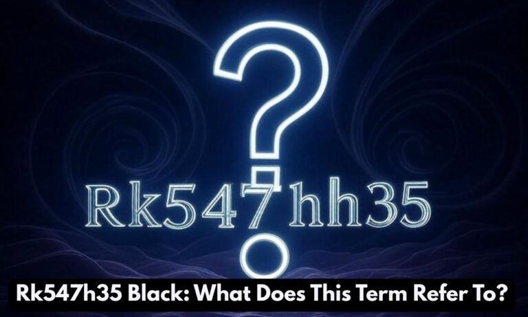 Rk547h35 Black: What Does This Term Refer To?