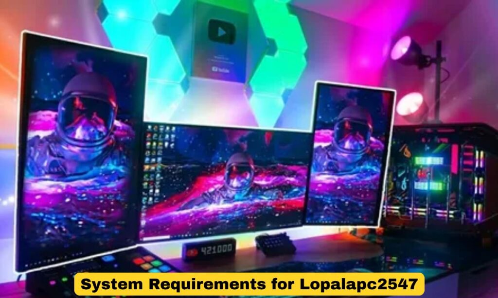 System Requirements for Lopalapc2547